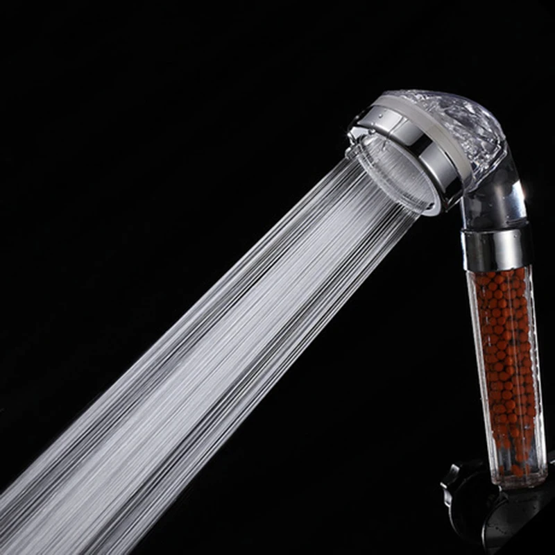 

Bathroom Shower Negative Ion SPA Rain Shower Head High Pressure Handheld Water Saving High Pressure Filter Shower Head ABS