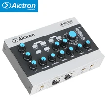 Alctron U16K MKII USB аудио интерфейс звуковая карта полнофункциональный USB аудио интерфейс профессиональный для записи