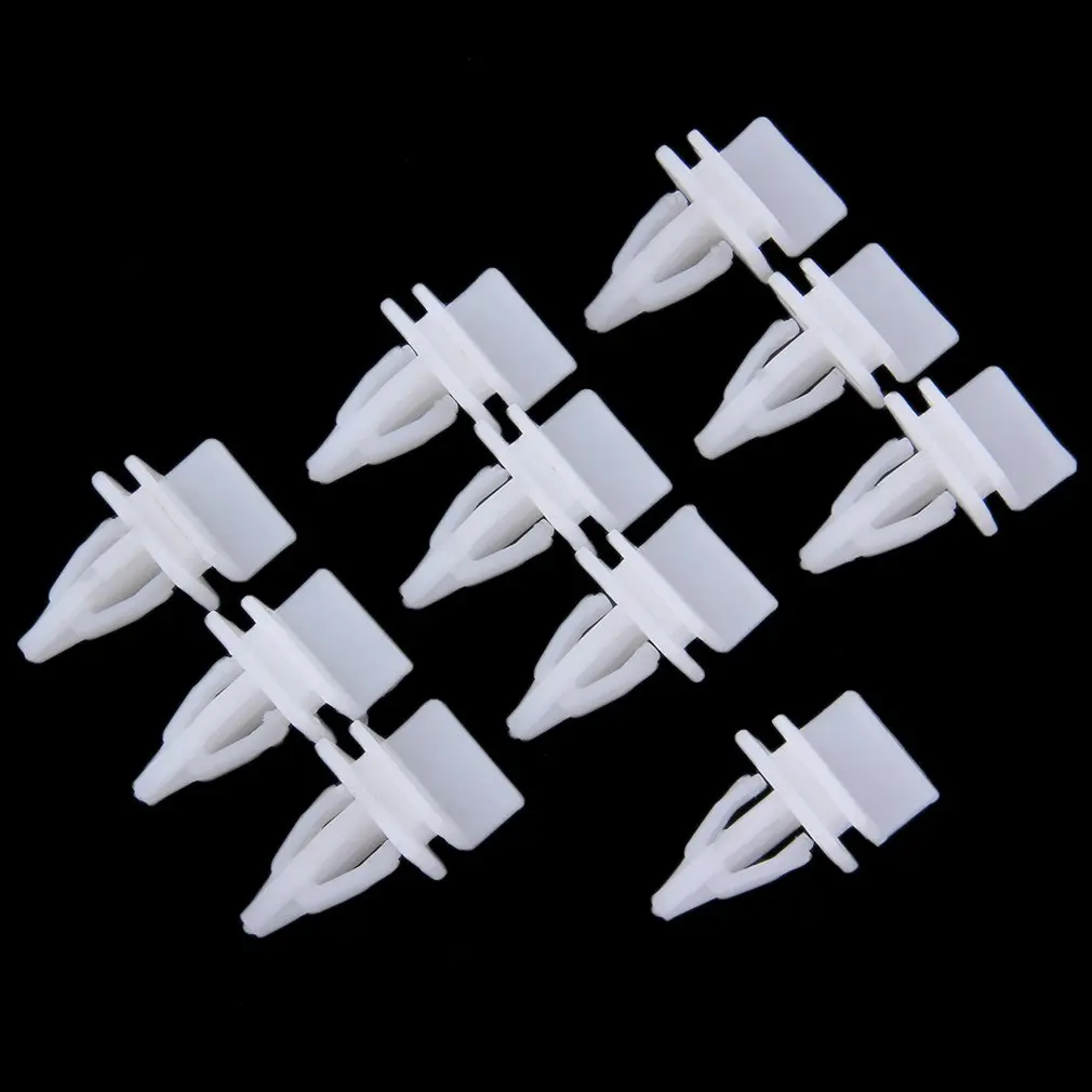 10pc Push Rivet Retainer Fastener Panel Skirt Sill Clips For Honda For