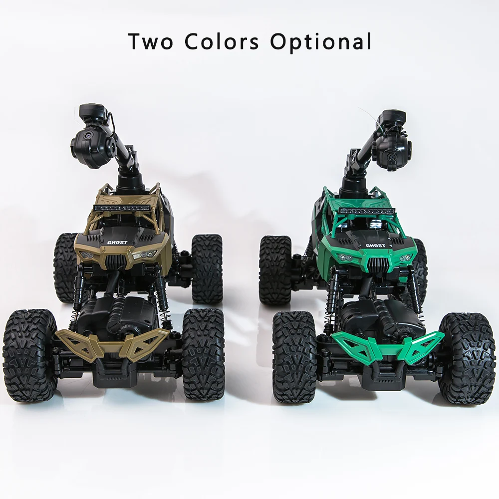 RC Car 1/16 2 4G 480P камера дистанционного управления скалолазания Wi Fi FPV 2CH 4WD двойной