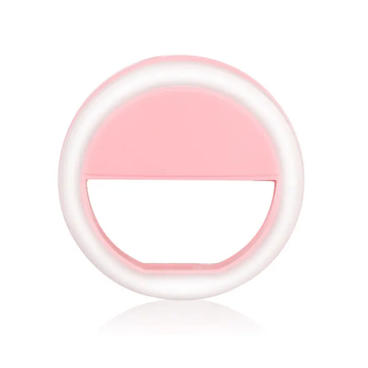 ET мобильный телефон селфи объектив портативный светодиодный мигающий светильник для iphone x 6 7 8 Plus ночной заполняющий светильник s камера аксессуары для фотосъемки - Цвет: Pink