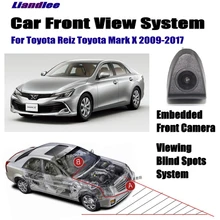 Liandlee Автомобильная Камера Переднего Вида переключатель прикуривателя 4," ЖК-монитор дисплей для Toyota Reiz Toyota Mark X 2009