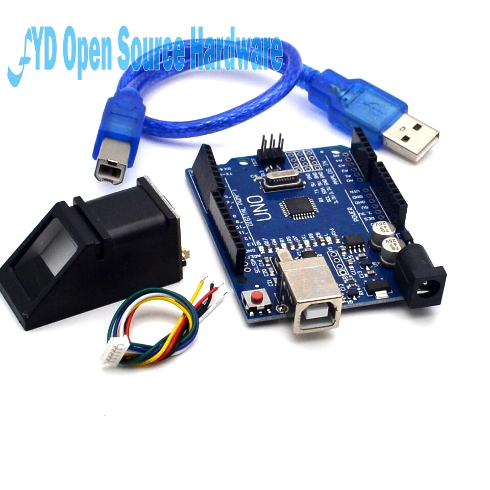 fingerprint Module for  Optical fingerprint sensor + 1pcs UNO R3 MEGA328P with usb cable