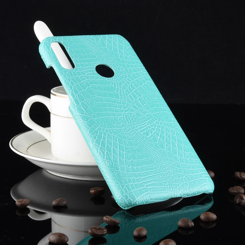 Asus Zenfone Max Pro (M2) ZB631KL Crocodile PU leather +PC case_91