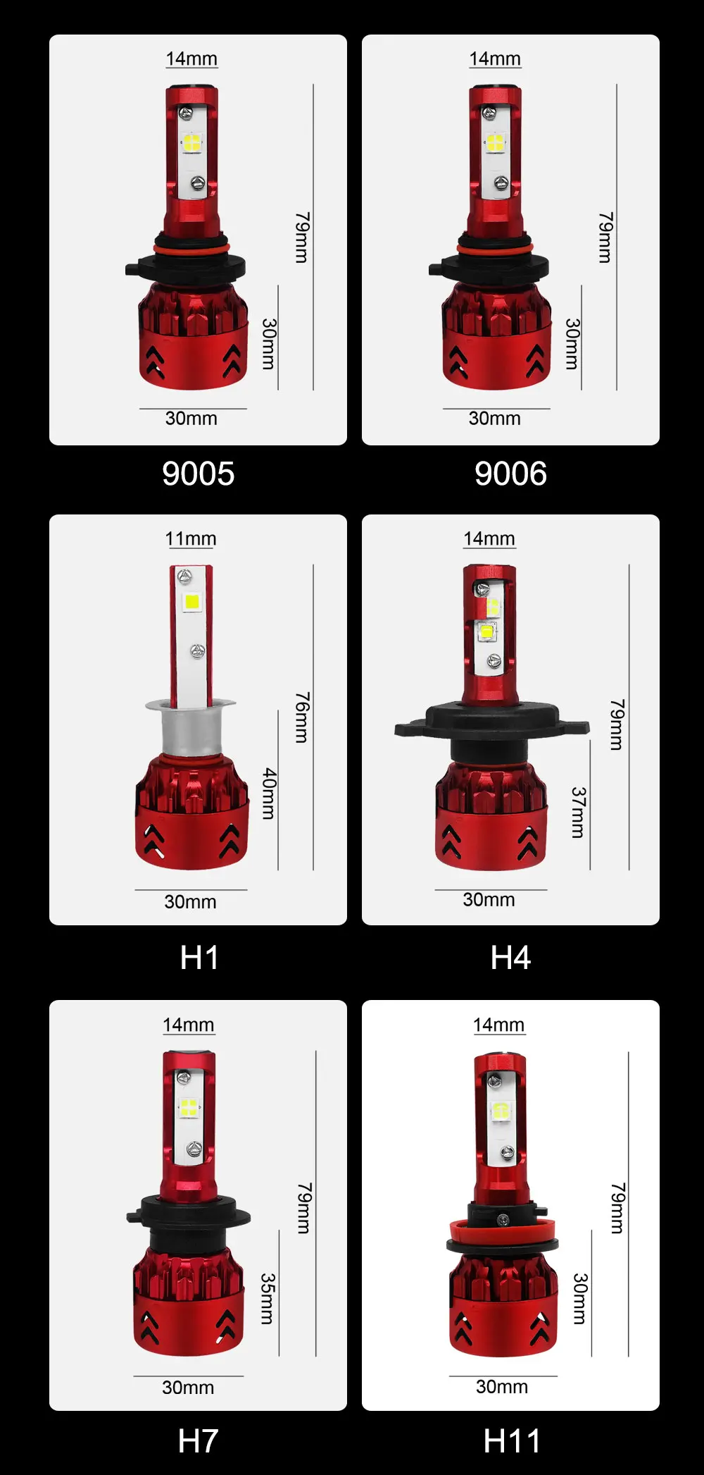 Roadsun H11 светодиодный фары для авто Conversion Kit 9005 9006 12000LM 60 Вт супер яркий XHP50 светодиодный s чип H8 H7 H4 светодиодный лампы 6000K белый