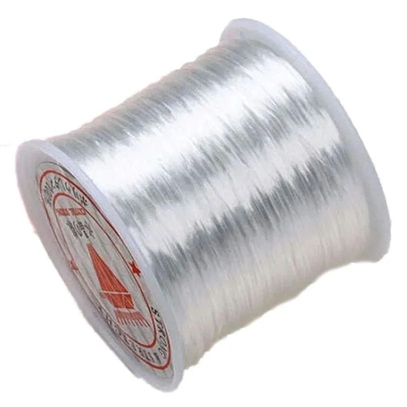 

80 Yards White Stretchy Crystal String Cord Thread For Jewelry Making Quality first 2018 Dropshipping
