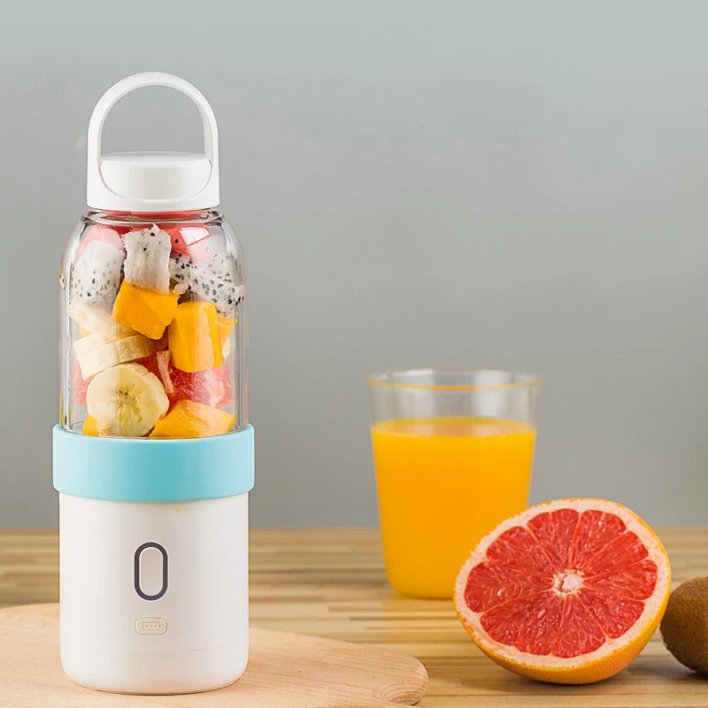 

550ml Portable Blender USB Juicer Cup Fruit Vegetable Mixer Smoothie Milk Shake Hand Personal Blender Small Juice Extractor
