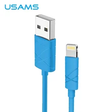 USAMS Usb Cable For iPhone Cable, USB Charger Cable For iPhone 5 6S i6 i5 iPad air Mobile Phone Cable with iOS 10 for iPhone 7