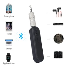 Беспроводной Bluetooth 4,2 приемник адаптер ключ автомобильный Aux аудио с громкой связи 3,5 мм разъем выход для домашнего автомобиля аудио Музыка