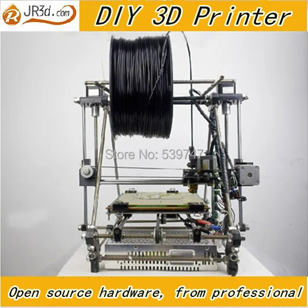 NEW arrivall! DIY 3d printer DIY kit RepRap Prusa Mendel DIY FULL KIT 3D Model Print 25 kinds of tool as Gift (NOT Assembly)