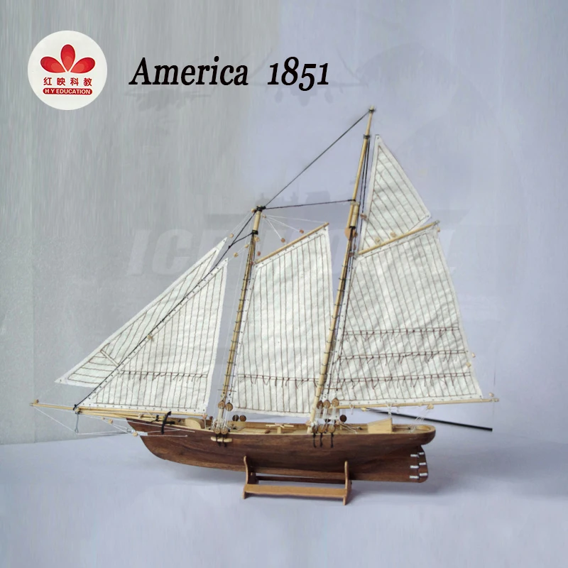 Парусный корабль Америка 1851 наборы моделей для сборки дерева сделай сам Западная