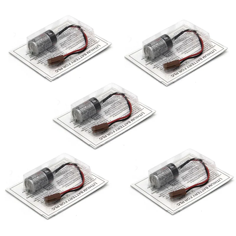 

Lot 5pcs Original New For TOSHIBA ER3V/3.6V JZSPBA01 ER3V 3.6V 1000mAh JZSP-BA01 PLC Industrial Lithium Battery Pack with Plug