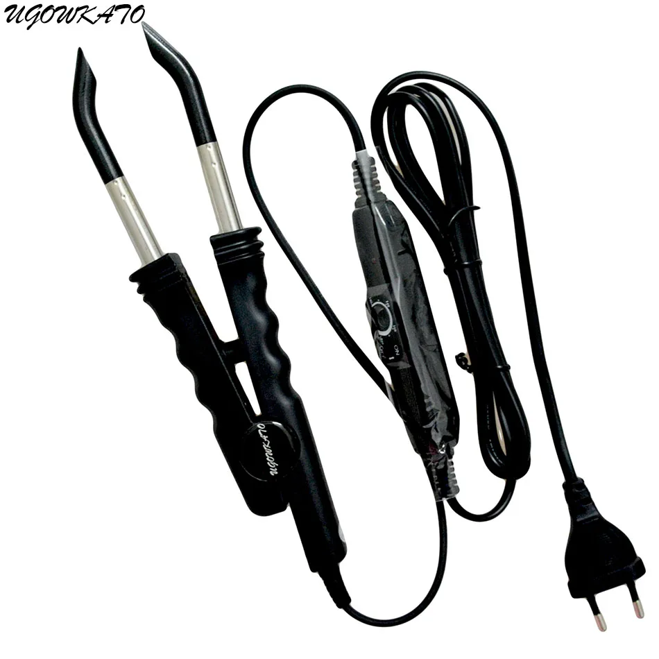 

NEW FLAT PLATE Hair Extensions Heating Iron Keratin Heat Fusion Salon Tool Fusion Gun Heat Iron Connectors Wand Hair Trimmers