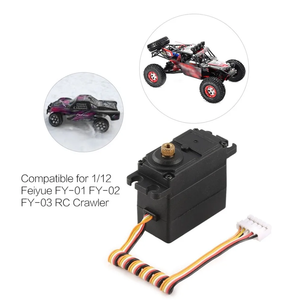 20 г Servo 5pin Пластик/металлический Шестерни 4 8 6 V для 1/12 Feiyue FY 01 02 03 RC автомобиль