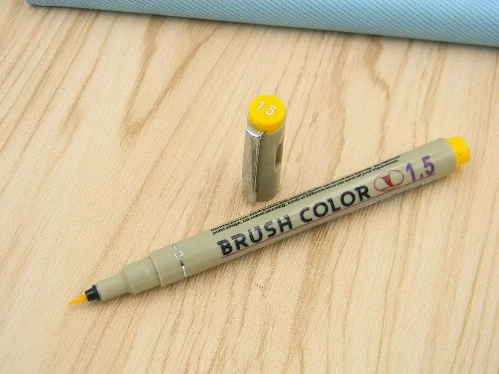 1 шт Новая цветная ручка-кисточка с мультипликационными разноцветными игольчатыми художественными маркерами - Цвет: M9