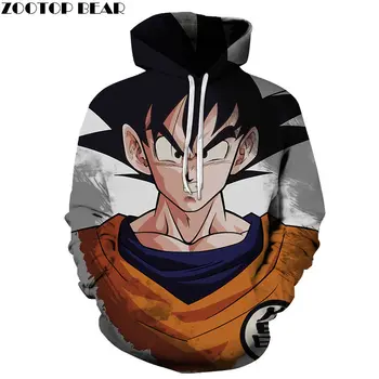 

Dragon Ball Five Senses Erect Anime Hoody Mens Pullover Sweatshirt Pullover Hoodie Casual Streatwear Sweatshirt Mens ZOOTOP BEAR