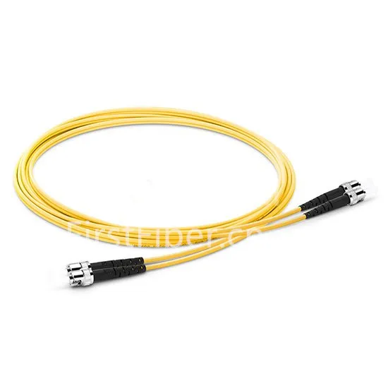 FirstFiber 20 м ST UPC для ST UPC G657A 2 ядра дуплекс волокна патч-кабель, джемпер, патч-корд 2,0 мм ПВХ OS2 SM изгиб нечувствительны