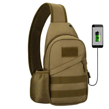 

Protector Plus X223 Military Water Bottle Bags Riding Camouflage Nylon Men Chest Bag Tactical Travel Shoulder Bag