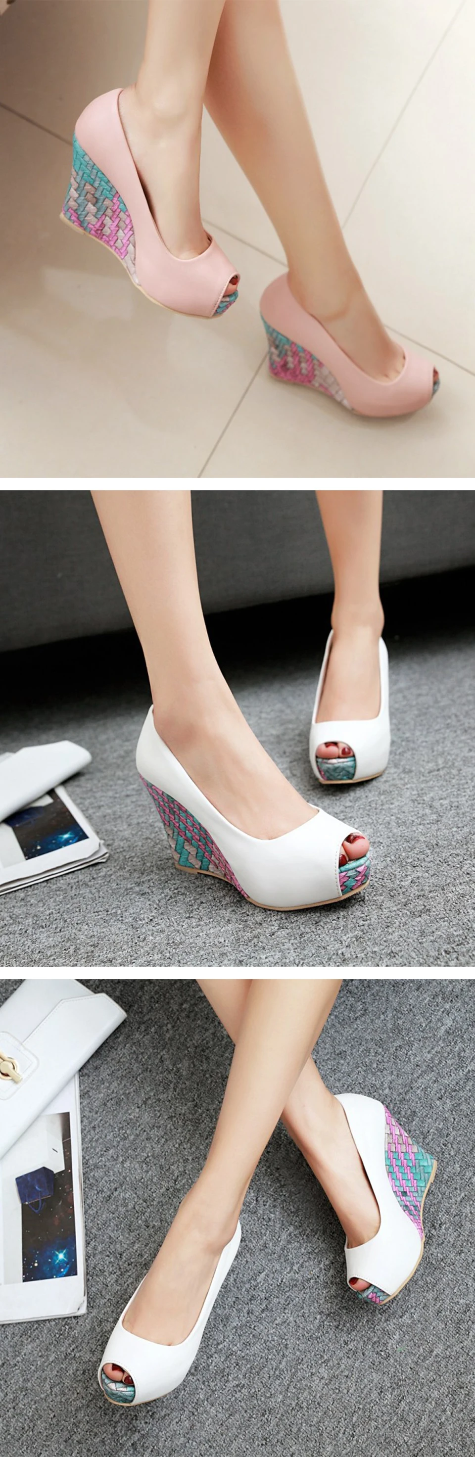 4 wedge heels pumps 2