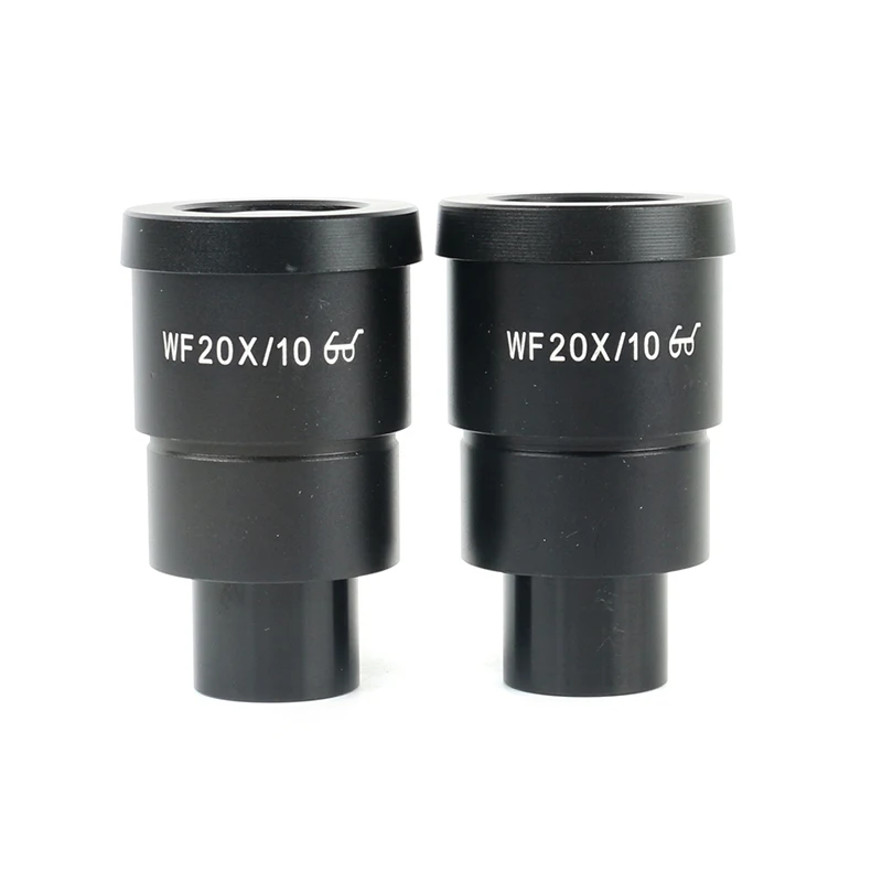 Одна пара WF10X WF15X WF20X WF25X WF30X 20 мм 15 мм 10 мм 9 мм WF10X/20 высокий глаз точка окуляра для стерео микроскопа широкое поле