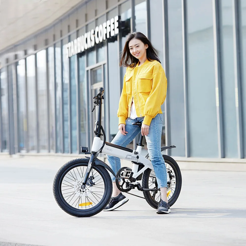 Himo 20 дюймовый Электрический велосипед 36v10ah 250w DC motor city ebike легкий вспомогательный