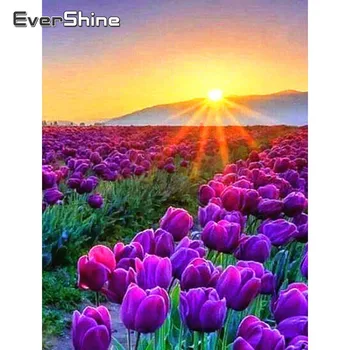 

Evershine Flowers Diamond Embroidery Sale Diamond Painting Full Drill Square Flower Rhinestones Pictures Diamond Mosaic Beadwork