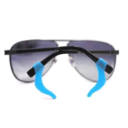 COLOUR_MAX 1 пара светло-голубые силиконовые Нескользящие очки ушной крючок