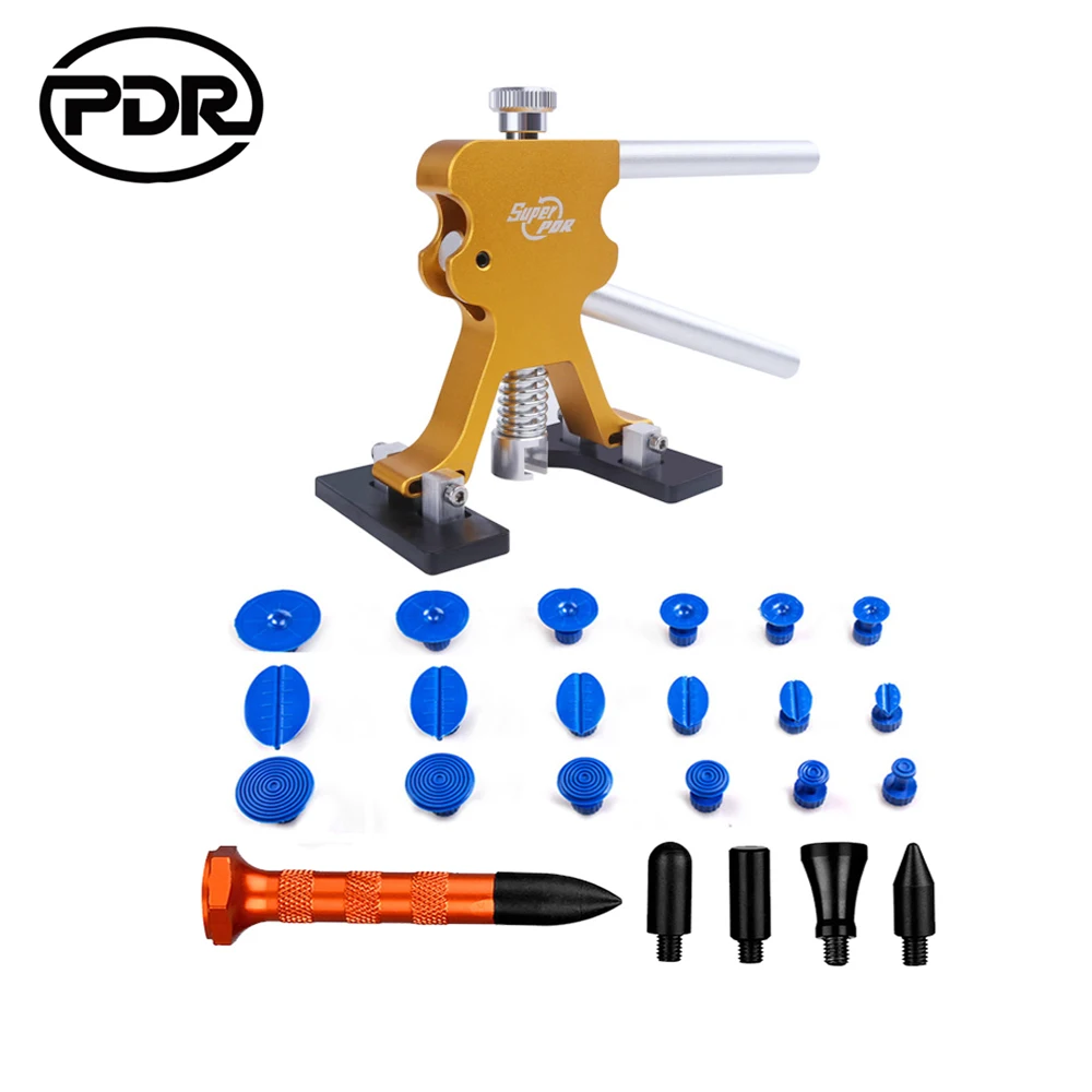 

PDR Tools Golden Dent Lifter Dent Puller Paintless Dent Repair Tools Dent Removal Hand Tools Set PDR Kits Ferramentas