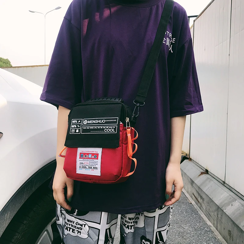Menghuo 2018 New Crossbody Bag Multifunctional Men Bag Retro Women Handbags Nylon Shoulder Bags Messenger Bags Waist Packs Bags (16)