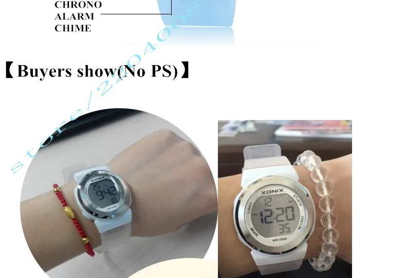 Точные желе часы модные минималистичные Матовые девушки плавание дайвинг часы водонепроницаемый светодиодный Wlectronic часы FI