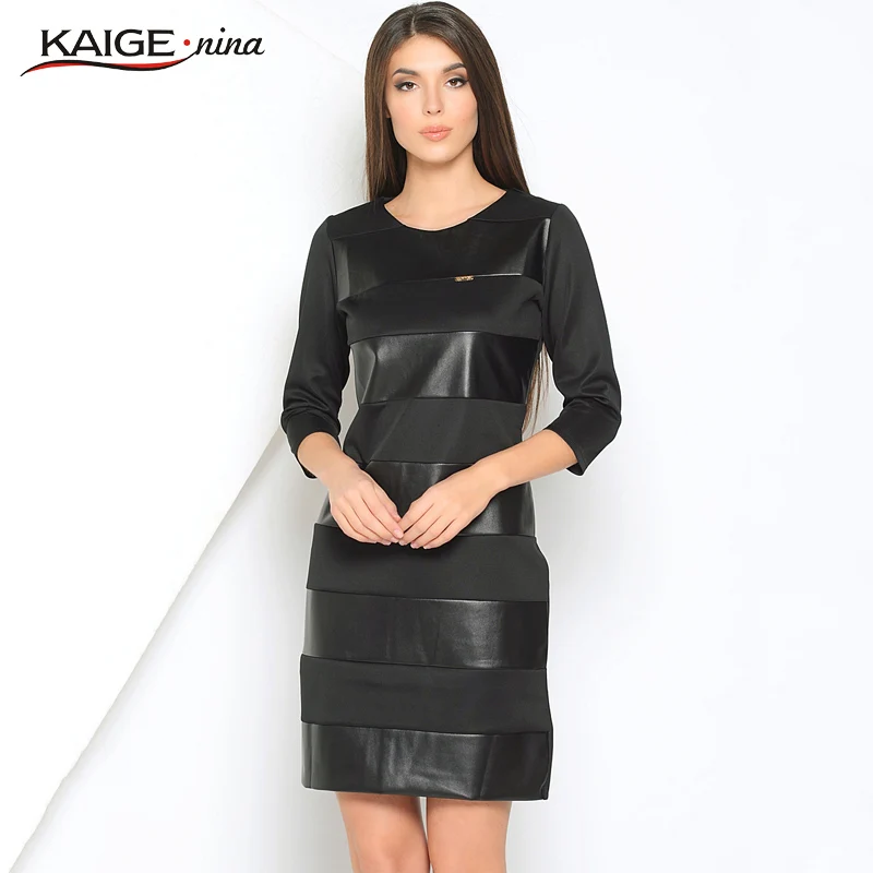Kaige. Nina/новые женские платья в стиле пэчворк 5 минут рукава круглый вырез без