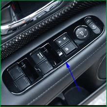 Porta do carro Painel de botões Do Elevador janela de ajuste do espelho retrovisor Capa Guarnição Carro-Styling Para Honda HRV HR-V 2014 -2017 LHD Auto Peças