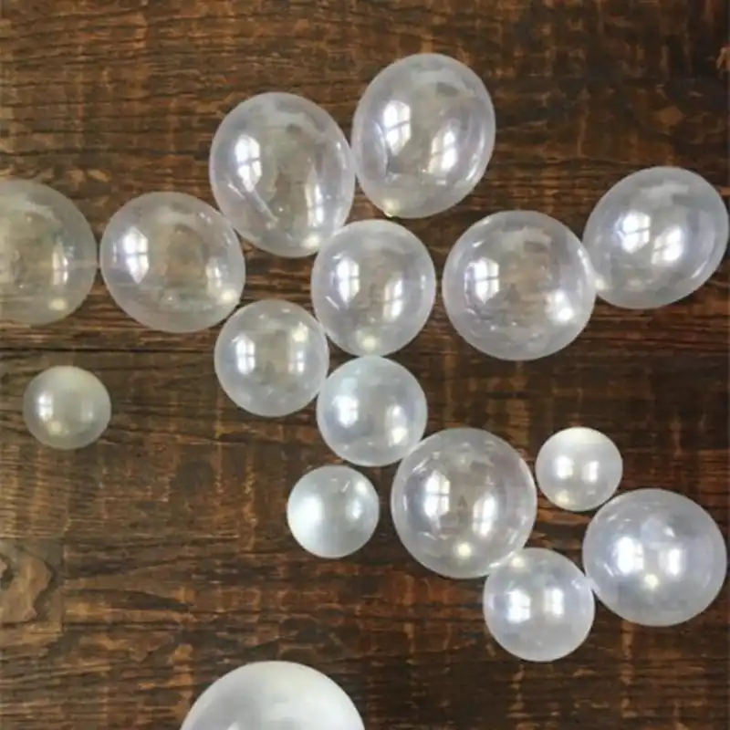 20 pcs 5 Polegada Transparente Redonda de Látex Balões de Ar Inflável Ballon Claro para Baby Shower Festa de Casamento do Aniversário Dos Miúdos Decoração