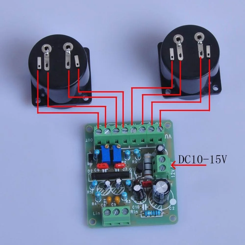 

12V Power Amplifier VU Meter Driver Board DB Audio Level Meter for TA7318P DENON module