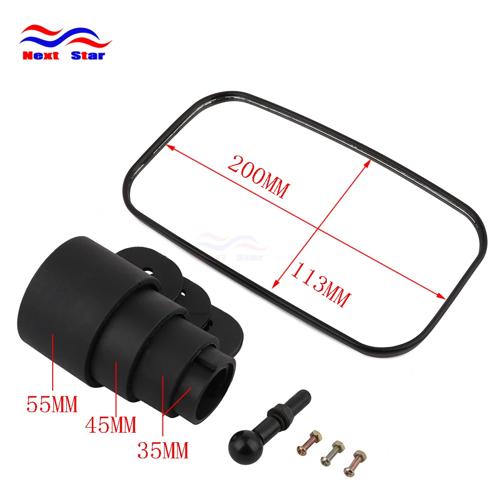 Motorcycle Rearview Mirror Clamping Fixture Kit For HONDA YAMAHA UTV