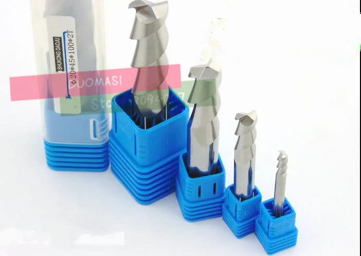 

2 Флейта 2F-2.0*4*6*50 CNC инструмент вольфрамовый сплав фреза специальный плоский алюминиевый сплав резак Алюминиевый сплав фреза