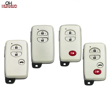 

2/3/4 Button Replacement Remote Key Shell Case Fob for Toyota Land Cruiser Prado 2010-2015 with uncut insert key
