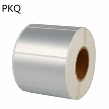 1200 шт./рулон одиночный ярлык строки самоклеющиеся Стикеры матовое серебро Стикеры Термальность передачи самоклеящиеся этикетки с животными цвет на заказ 40x20 мм