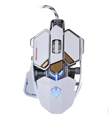 

Free 4000 DPI Professional Adjustable Optical 9 Buttons Mechanical Gaming Wired Computer Games Mouse Mice FOR LOL CF