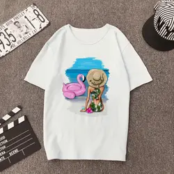 Праздничные футболки для девочек Ulzzang Harajuku уличная хлопковая модная женская футболка Camiseta Mujer Эстетическая одежда Винтажная Футболка