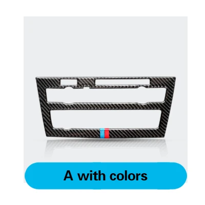 TPIC для BMW F25 F26 внутренняя отделка автомобиля-Стайлинг из углеродного волокна центр CD панель крышка 3D наклейки 2011-2017X3X4 аксессуары - Название цвета: A with colors