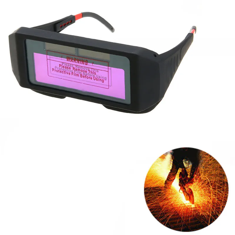 1pc PC Material Welding Glasses Solar Auto Darkening Welding Mask