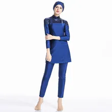 Мусульманское Плавание одежда Для женщин Исламская полное покрытие модные Плавание костюмы Для женщин девочек мусульманская женщина ванный комплект S-4XL