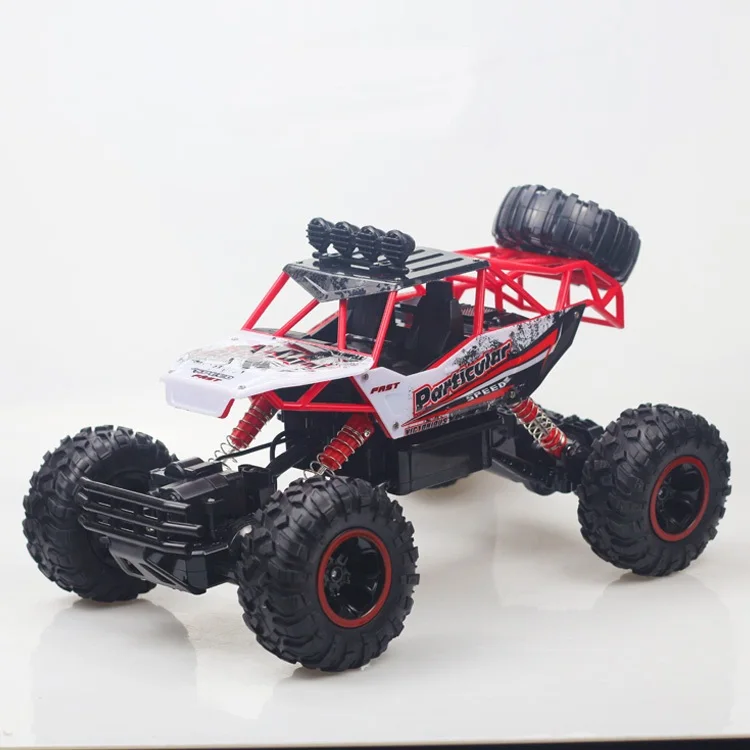 Радиоуправляемый автомобиль 1/12 4WD Rock Crawlers 4x4, вождение автомобиля, Двойные двигатели, привод Bigfoot, автомобиль с дистанционным управлением, модель автомобиля, внедорожник, игрушка в подарок - Цвет: 37cm 1 Battery Red