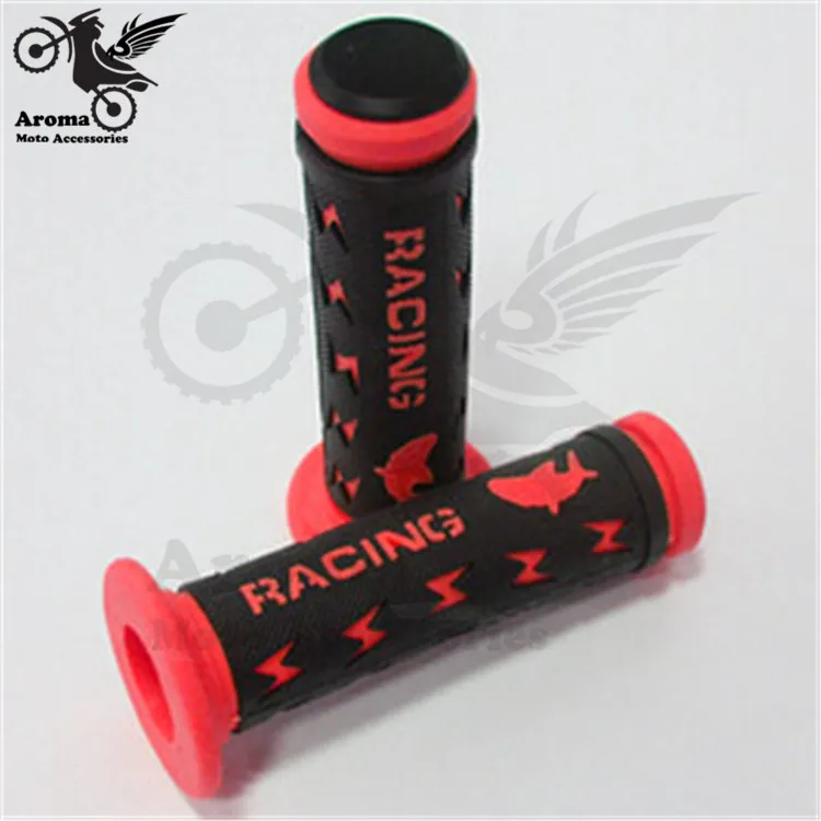 5 Colors Available motorcycle grip motorbike handlebar motocross rubber grips 24mm 22mm blue