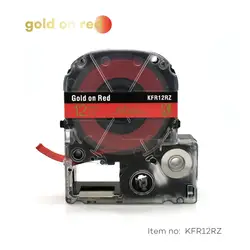 CIDY 5 шт. атласная лента 12 мм золото на Red label лента SFR12RZ Рождество Свадьба Декоративные подарочная упаковка ремень для LW300 LW400