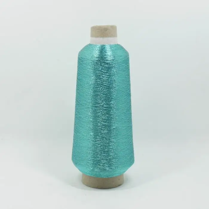 Нить для вышивания 5000 м 258 дтекс ярко-синий металлик 125 г | Дом и сад