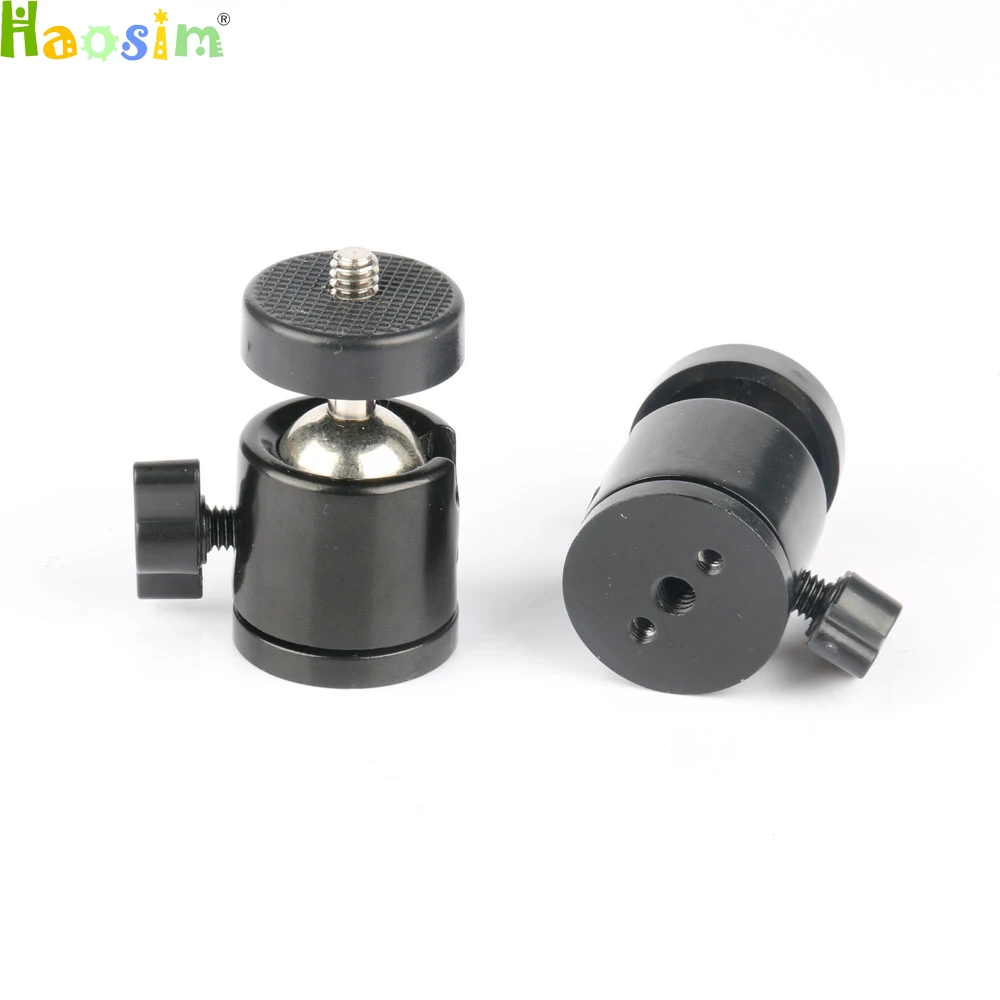 

10pcs/lot Mini Ball Head 1/4" Mount for Camera Tripod for SB800 SB900 580EX II vidicon Flash