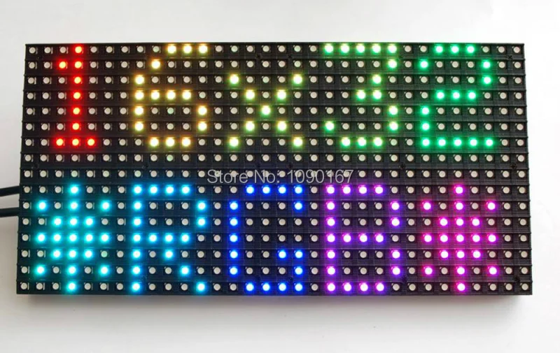 26枚 P10 LED パネル 320x160mm 32x16ピクセル Amazon.co.jp: P10 RGB LEDマトリックスパネル 32X16ピクセル