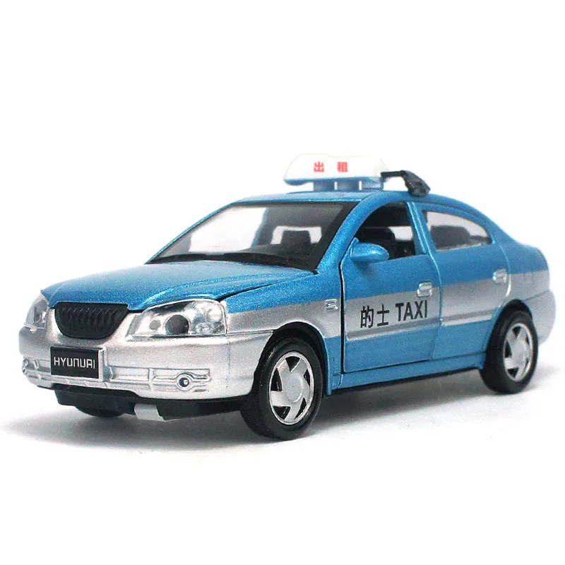 132 Scale Alloy Metal Diecast Taxi Taxicab Car Model For Hyundai